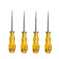 4 PCS Disassembly Tool Screwdriver Sleeve Applicable For Nintendo N64 / SFC / GB / NES / NGC(Transpa