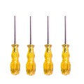4 PCS Disassembly Tool Screwdriver Sleeve Applicable For Nintendo N64 / SFC / GB / NES / NGC(Transpa