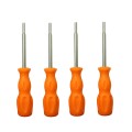 4 PCS Disassembly Tool Screwdriver Sleeve Applicable For Nintendo N64 / SFC / GB / NES / NGC(Orange