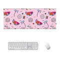 800x300x5mm Office Learning Rubber Mouse Pad Table Mat(4 Colorful Summer)