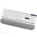 Baona Silicone Memory Cotton Wrist Pad Massage Hole Keyboard Mouse Pad, Style: Large Keyboard Rest (