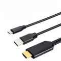 T2 Type C USB To HDMI-Compatible 4K 60Hz HD Cable TV Screen Connector for Phones, Tablets, Laptops,