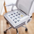 Summer Breathable Cushion Office Seat Pad, Size: 45 x 45cm(Colorful Small Triangles)