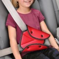 Car Seat Safety Belt Cover Sturdy Adjustable Triangle Safety Seat Belt Pad Clips Child Protection(Re