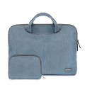 LiSEN LS-116 Simple Laptop Bag Business Laptop Liner Bag, Size: 11.6 inch(Snowflake Nylon Light Blue