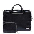 LiSEN LS-116 Simple Laptop Bag Business Laptop Liner Bag, Size: 13.3 inch(PU Black)