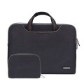 LiSEN LS-116 Simple Laptop Bag Business Laptop Liner Bag, Size: 15.6 inch(Snowflake Nylon Black)