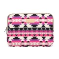 LiSEN LS-518 Lingge Pattern Laptop Computer Liner Bags, Size: 11.6 inch(Rose Red Pattern Geometry)