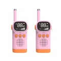 D20 Walkie-Talkie Children Toy Mini Wireless Call Interactive Toy, Colour: Pink + Pink
