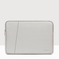 Baona BN-Q004 PU Leather Laptop Bag, Colour: Double-layer Gray, Size: 11/12 inch