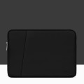 Baona BN-Q004 PU Leather Laptop Bag, Colour: Double-layer Midnight Black, Size: 13/13.3/14 inch