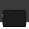 Baona BN-Q004 PU Leather Laptop Bag, Colour: Double-layer Midnight Black, Size: 15/15.6 inch