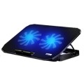 ICE COOREL N106 Laptop Base Adjustment Radiator Dual-Fan Notebook Cooling Bracket, Colour: Standard