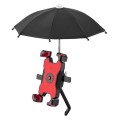 CYCLINGBOX Bicycle Mobile Phone Bracket With Parasol Rider Mobile Phone Frame, Style: Rearview Mirro