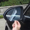2pcs /Set Rainproof Anti-Fog And Anti-Reflective Film For Car Rearview Mirror Ellipse 100X145mm(Tran