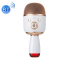 K58 Home Bluetooth Wireless Microphone With Lamp Mobile Phone K Song Children Microphone Audio(White