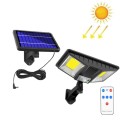 TG-TY081 LED Solar Wall Light Body Sensation Outdoor Waterproof Courtyard Lamp with Remote Control,