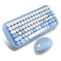 MOFii Candy Punk Keycap Mixed Color Wireless Keyboard and Mouse Set(Blue)
