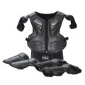 GHOST RACING Motorcycle Protective Gear Children Safety Riding Sport Vest + Knee Pads + Elbow Pads P