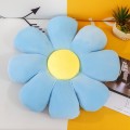 Small Daisy Flower Soft Elastic Cushion Pillow 72cm(Sky Blue)