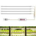 LED Plant Growth Lamp Time Potted Plant Intelligent Remote Control Cabinet Light, Style: 50cm Four H