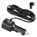 H519 Car Charger Driving Recorder Power Cord Dual USB With Display Charging Line, Specification: Mic