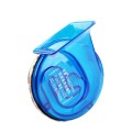 Motorcycle High And Low Snail Waterproof Speaker With Lamp(Blue)