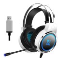 Heir Audio Head-Mounted Gaming Wired Headset With Microphone, Colour: X8 7.1 Sound Upgrade (Stars Wh