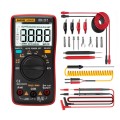 ANENG AN8009 NVC Digital Display Multimeter, Specification: Standard with Cable(Red)