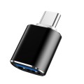 10 PCS USB 3.0 Female to USB-C / Type-C Male OTG Adapter(Black)