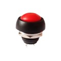 10 PCS Small Waterproof Self-Reset Button Switch(Red)