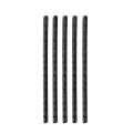 5 PCS Car Outlet Diamond Decorative Strip Air Conditioning Port U-Shaped Clip Strip(Black)