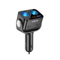 Ozio Car Charger Cigarette Lighter With USB Plug Car Charger, Model: Y48Q 6.5A Black