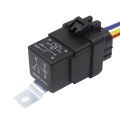 1040 5 Pin Waterproof Integrated Automotive Relay With Bracket, Rated voltage: 12V