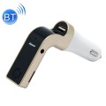 G7 Car Hands-Free Bluetooth FM Player MP3(Gold)