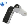 G7 Car Hands-Free Bluetooth FM Player MP3(Silver)