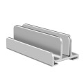 Aluminum Alloy Laptop Tablet Phone Storage Stand, Color: L401 Double Slot (Silver)