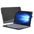 13.5 Inch Multifunctional PU Leather Laptop Sleeve For Microsoft Surface Laptop 1/2/3/4(Gentleman Gr
