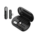 FerTo DX01 Wireless Collar Microphone 2.4G Live Broadcast Equipment, Style: TYPE-C + Charging Bin