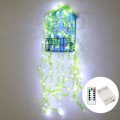 100 LEDs Simulation Planting Copper Wire Decorative Light, Spec:  Battery Box + RC(White Light)