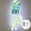 100 LEDs Simulation Planting Copper Wire Decorative Light, Spec:  Waterproof Battery Box+RC(White Li