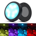 Y-033 Voice Controlled Colorful Atmosphere Car Light(Black)