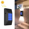 Outdoor Decorative Waterproof Solar Wall Light, Spec: 6 LEDs White Light