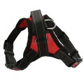 K9 Dog Adjustable Chest Strap, Size: M(Breathable Red)
