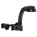 HLT212 Suction Cup Type Double Chuck Folding Car Phone Holder(Narrow Head Double Clamp)