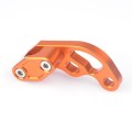 2 PCS Motorcycle Modification Accessories Universal Brake Hose Clamp(Orange)