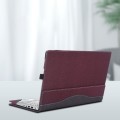 Laptop Anti-Drop Protective Case For HP Zhan 66 Fourth Generation 15 inch(Wine Red)