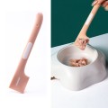 Cat & Dog Wet Food Mixing Canned Long Handle Spoon(Pink)