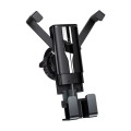 ZJ058 Car Fully Automatic Hidden Double-arm Air Outlet Gravity Bracket(Black)