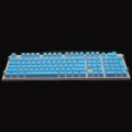 Pudding Double-layer Two-color 108-key Mechanical Translucent Keycap(Sky Blue)